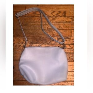 Silver purple pixie mood shoulder purse